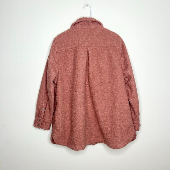 Soft Surroundings Pink Sherpa Shacket - Picture 5 of 5